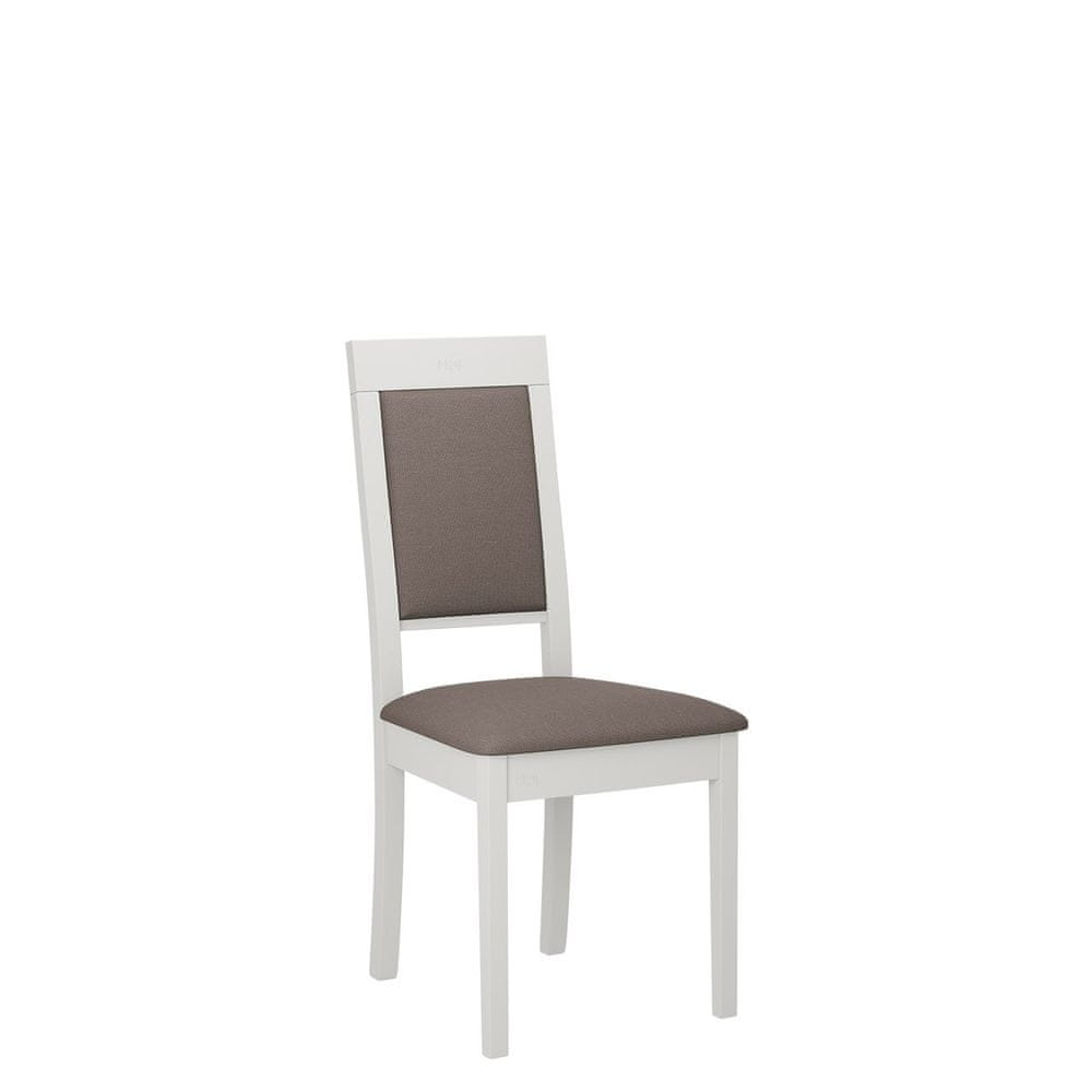Veneti Kuchynská čalúnená stolička ENELI 13 - biela / hnedá 1